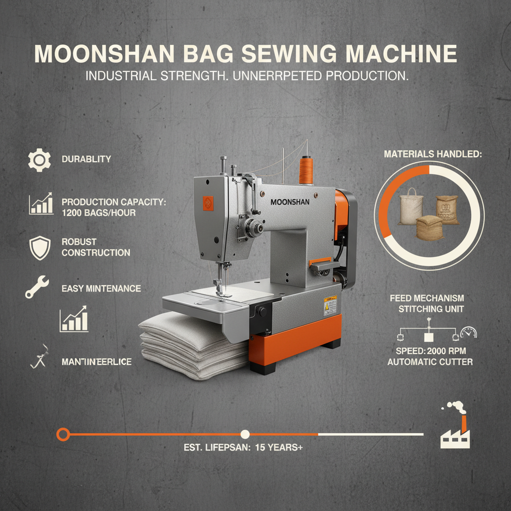 Optimizing Bag Production with the Reliable Moonshan Bag Sewing Machine