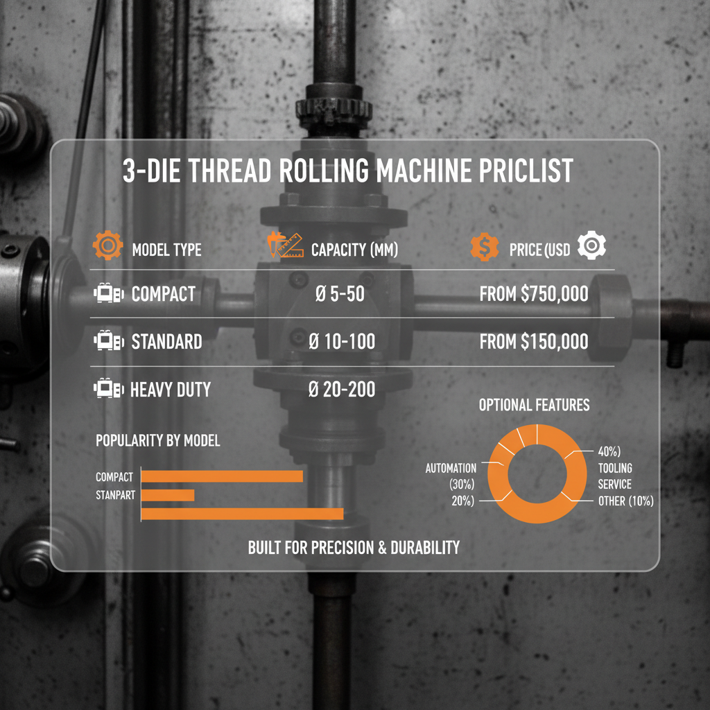 Comprehensive 3 Die Thread Rolling Machine Pricelist and Buying Guide