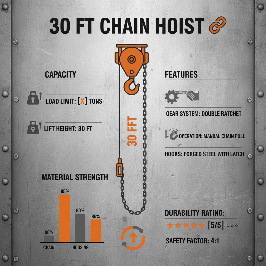 Comprehensive Guide to Utilizing a 30 ft Chain Hoist for Lifting Solutions
