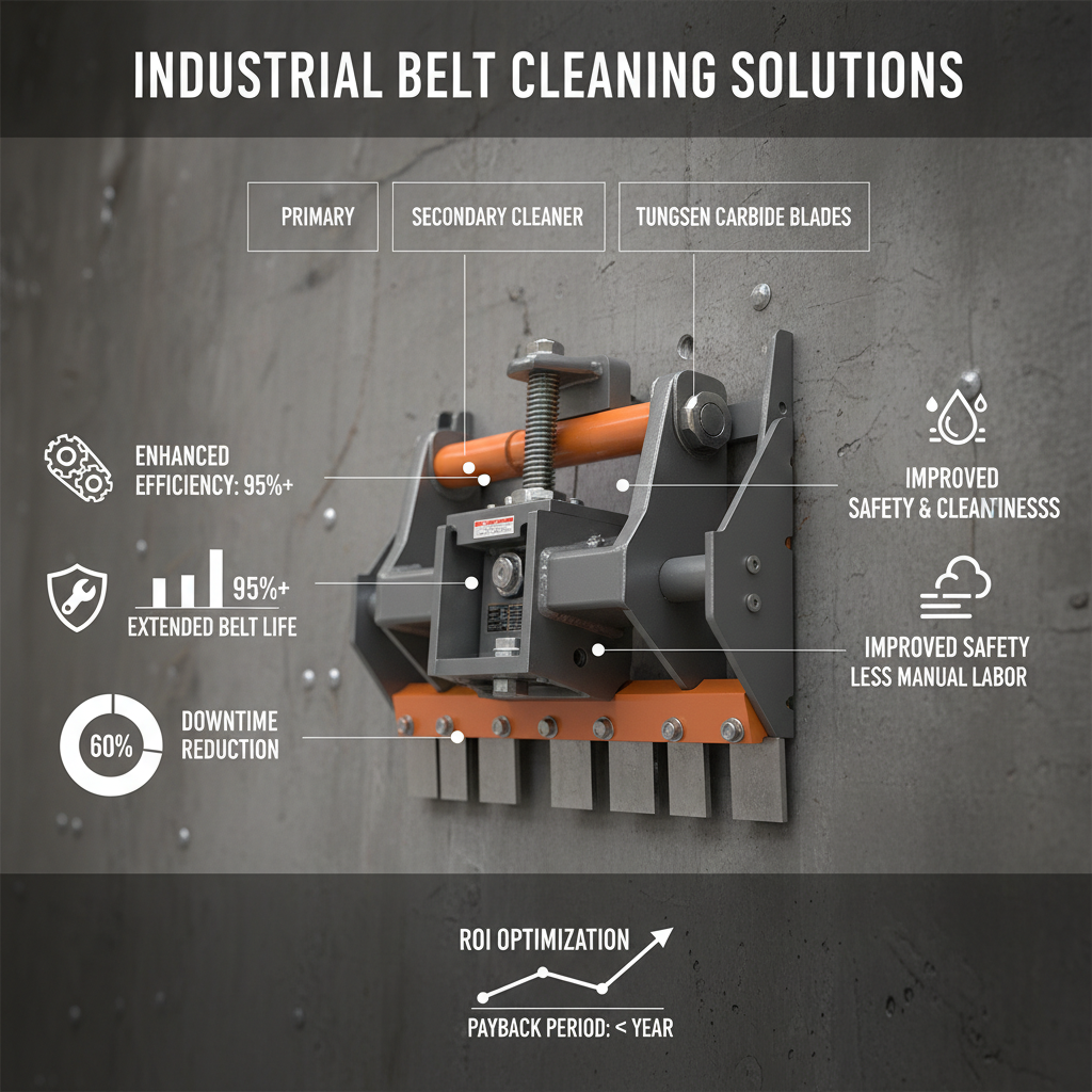 Enhancing Conveyor Efficiency with an Effective Scraper Belt Cleaner