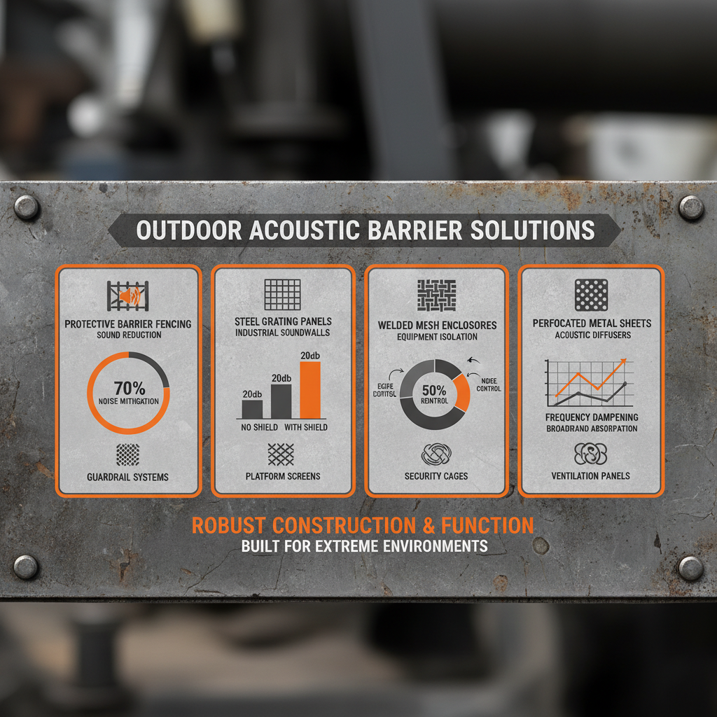 Effective Outdoor Acoustic Barriers for Noise Reduction and Enhanced Wellbeing