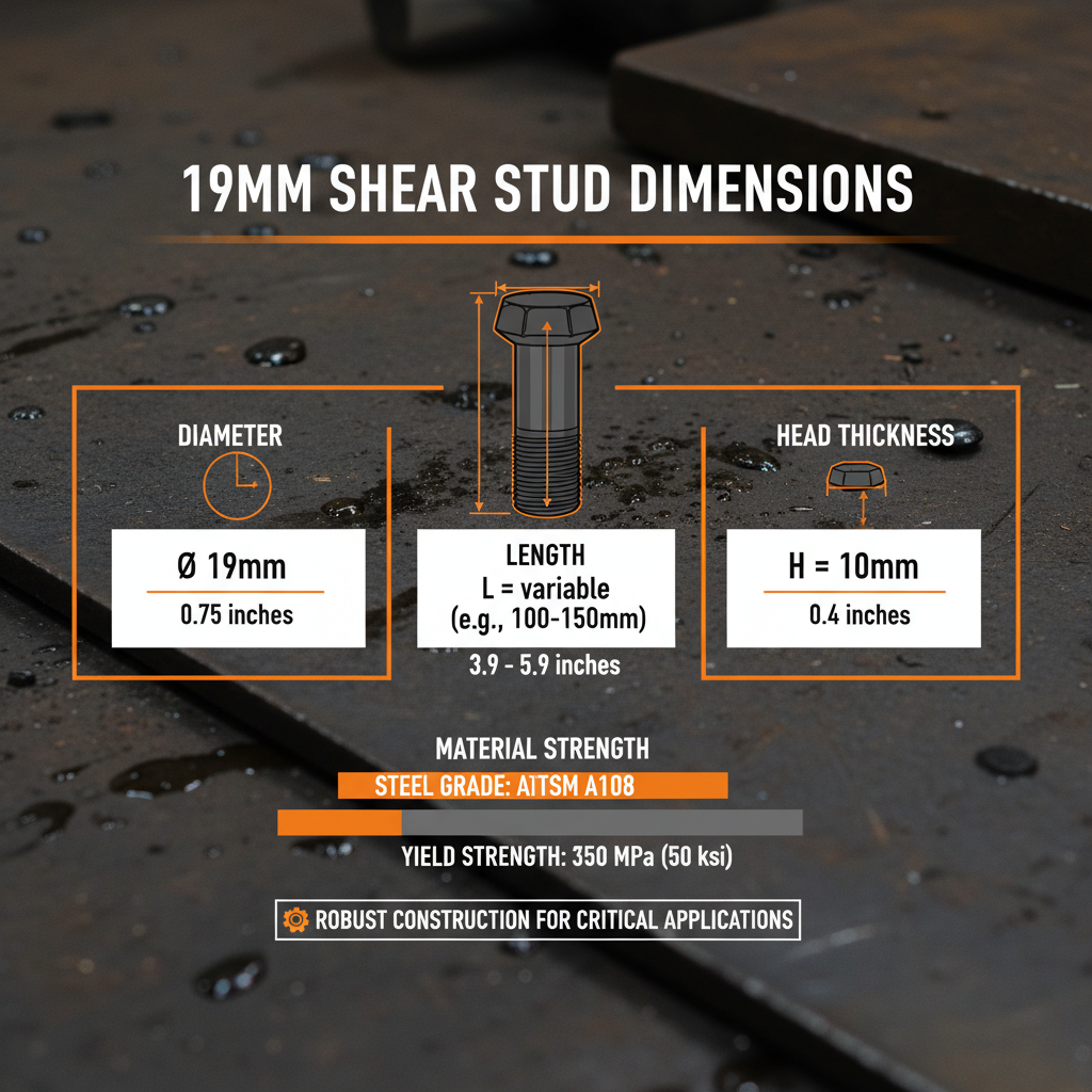 Comprehensive Guide to 19mm Shear Stud Dimensions for Steel Construction