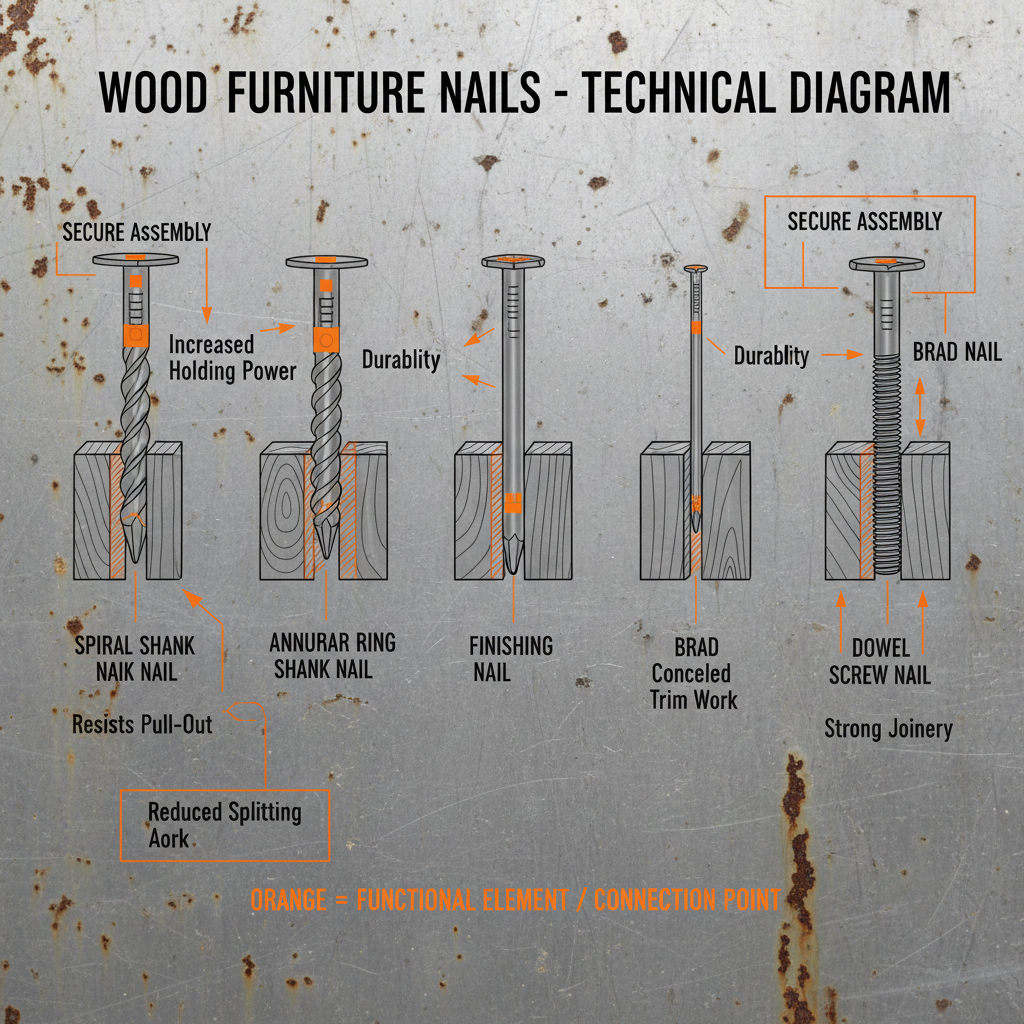 Comprehensive Guide to Selecting the Best Nails for Wood Furniture Projects