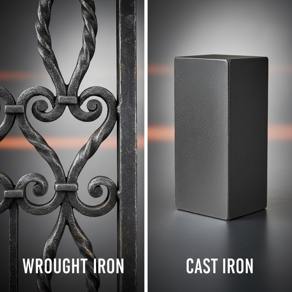 Understanding Wrought Iron vs Iron Properties and Applications