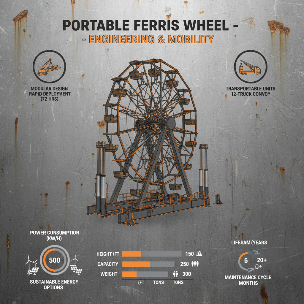 The Captivating World of Portable Ferris Wheels and Event Entertainment
