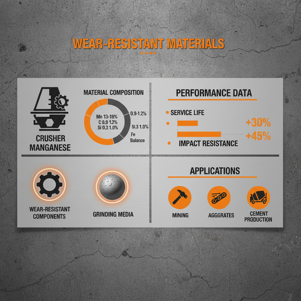 Optimizing Crusher Performance with Durable Manganese Alloys and Steel