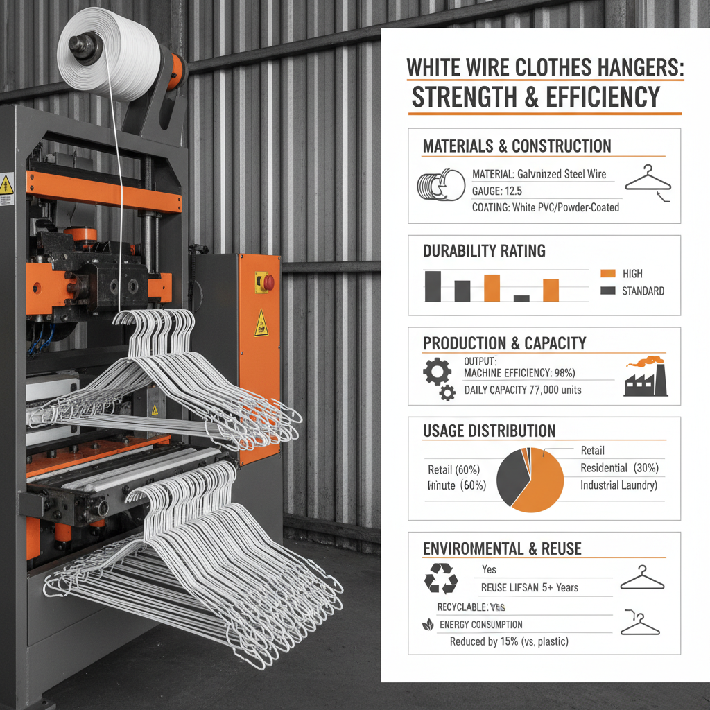 Optimize Your Business with Durable White Wire Clothes Hangers