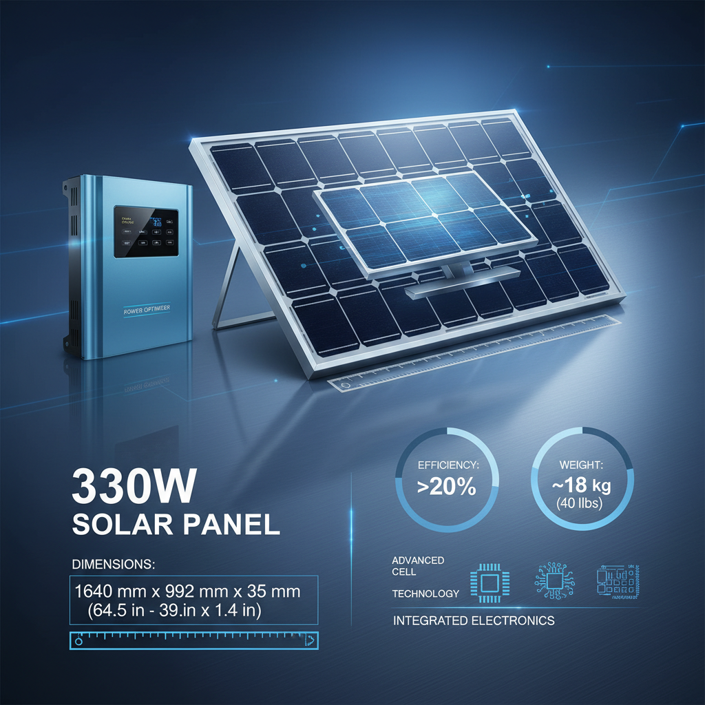 Understanding the Dimensions and Factors of a 330W Solar Panel Size