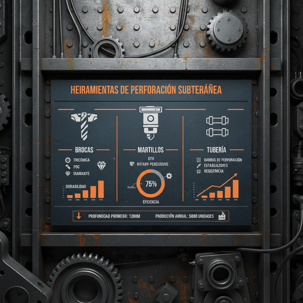 Comprehensive Guide to Underground Drilling Tools herramientas de perforación subterránea