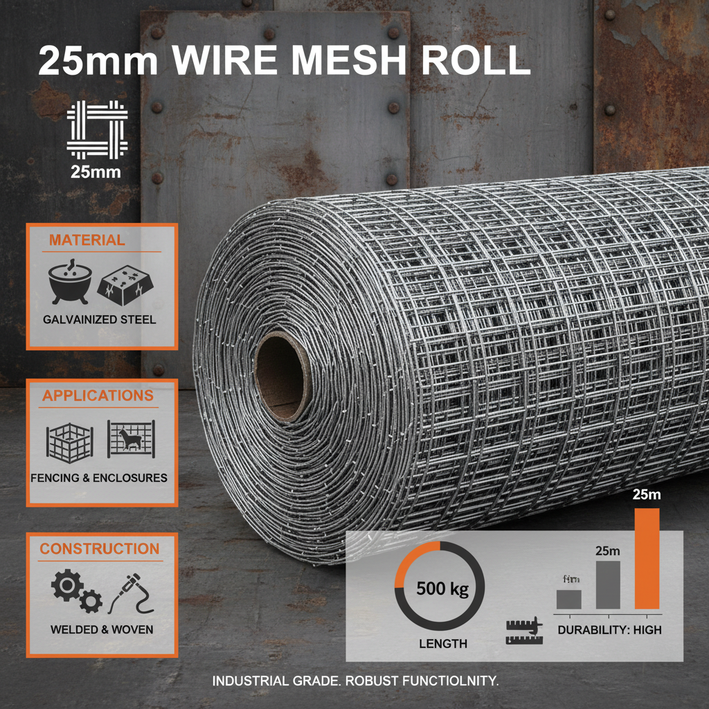 Comprehensive Guide to 25mm Wire Mesh Roll Applications and Benefits