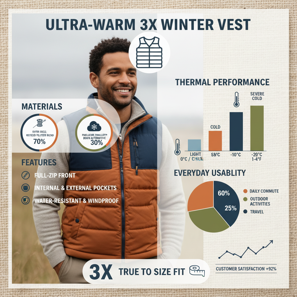 Comprehensive Guide to Choosing the Perfect Mens 3X Winter Vest for Warmth and Comfort