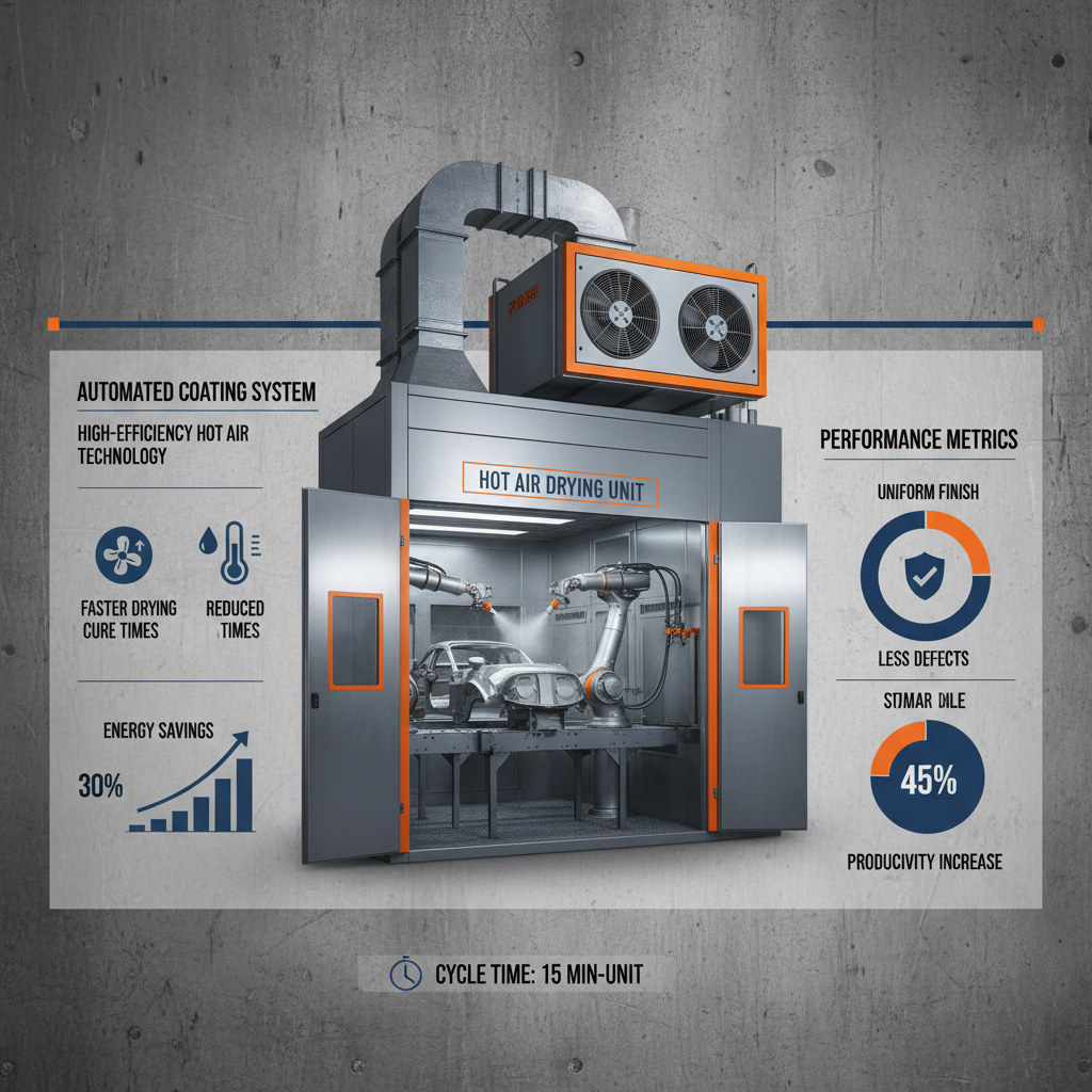 HighEfficiency Hot Air Drying Painting Equipment for Superior Industrial Coatings
