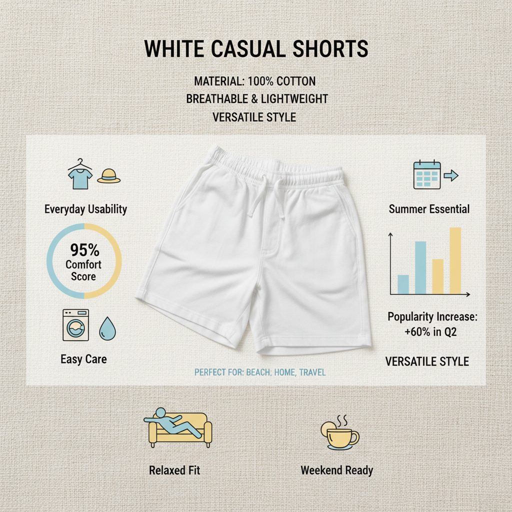 Finding Your Perfect Fit with Stylish White Casual Shorts
