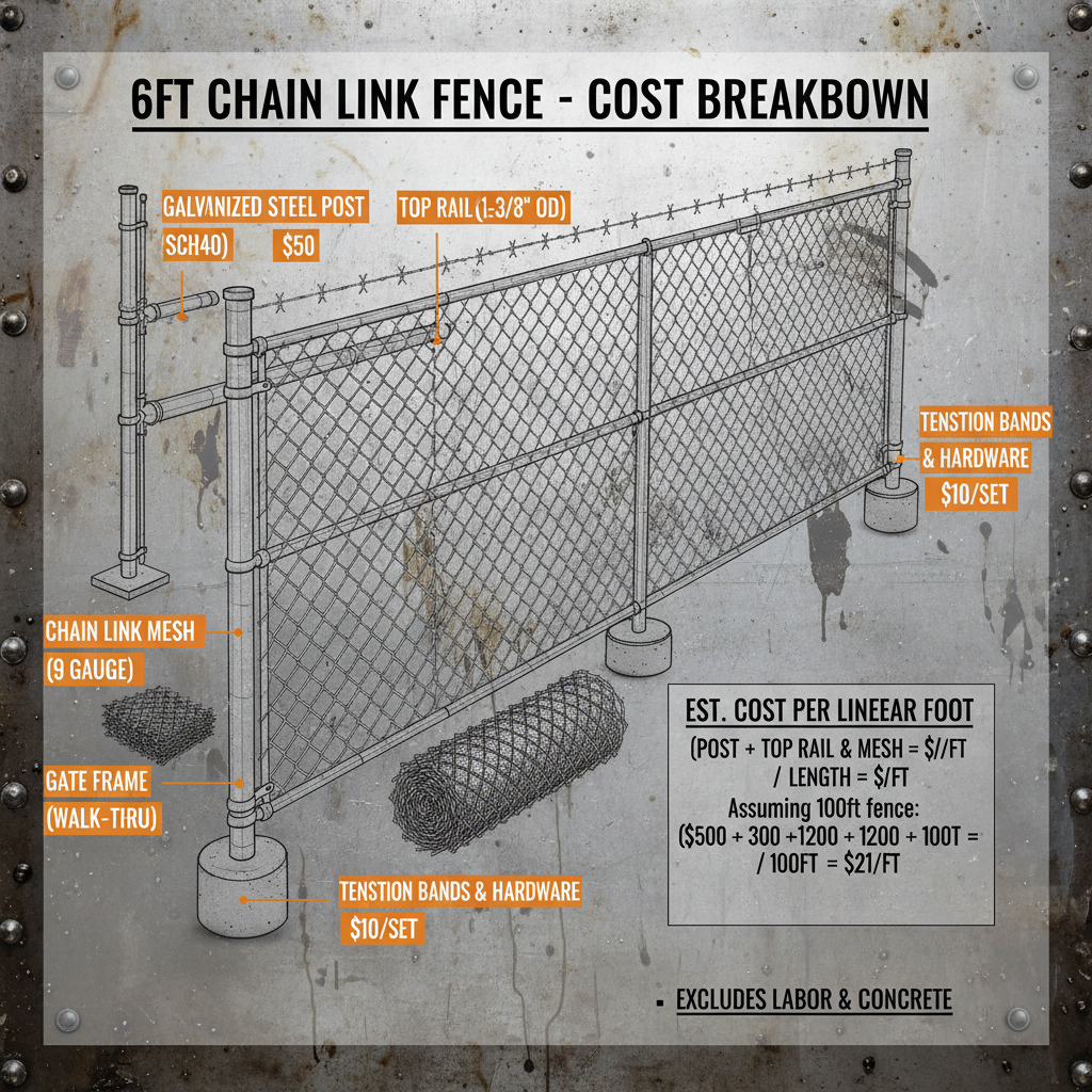 Comprehensive Guide to 6ft Chain Link Fence Cost and Installation Factors