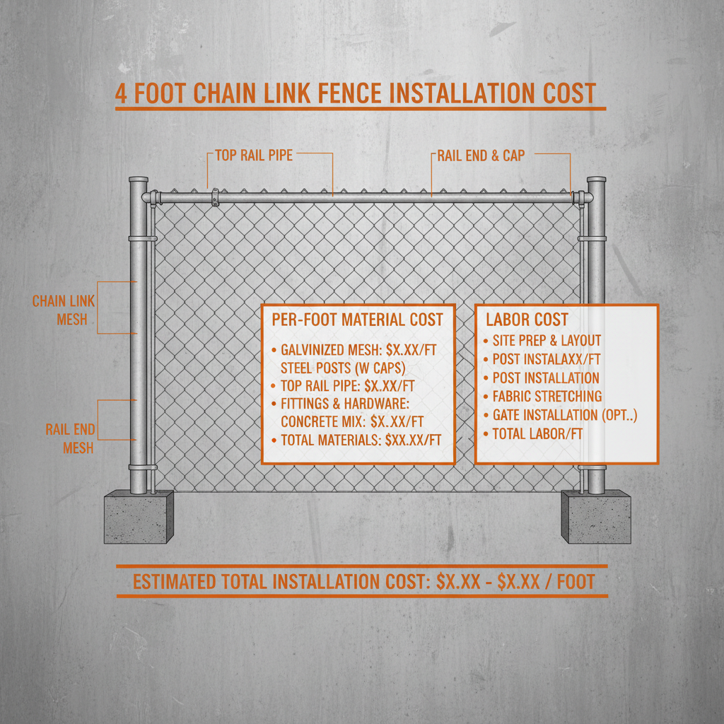 Comprehensive Guide to 4 Foot Chain Link Fence Installation Cost and Factors
