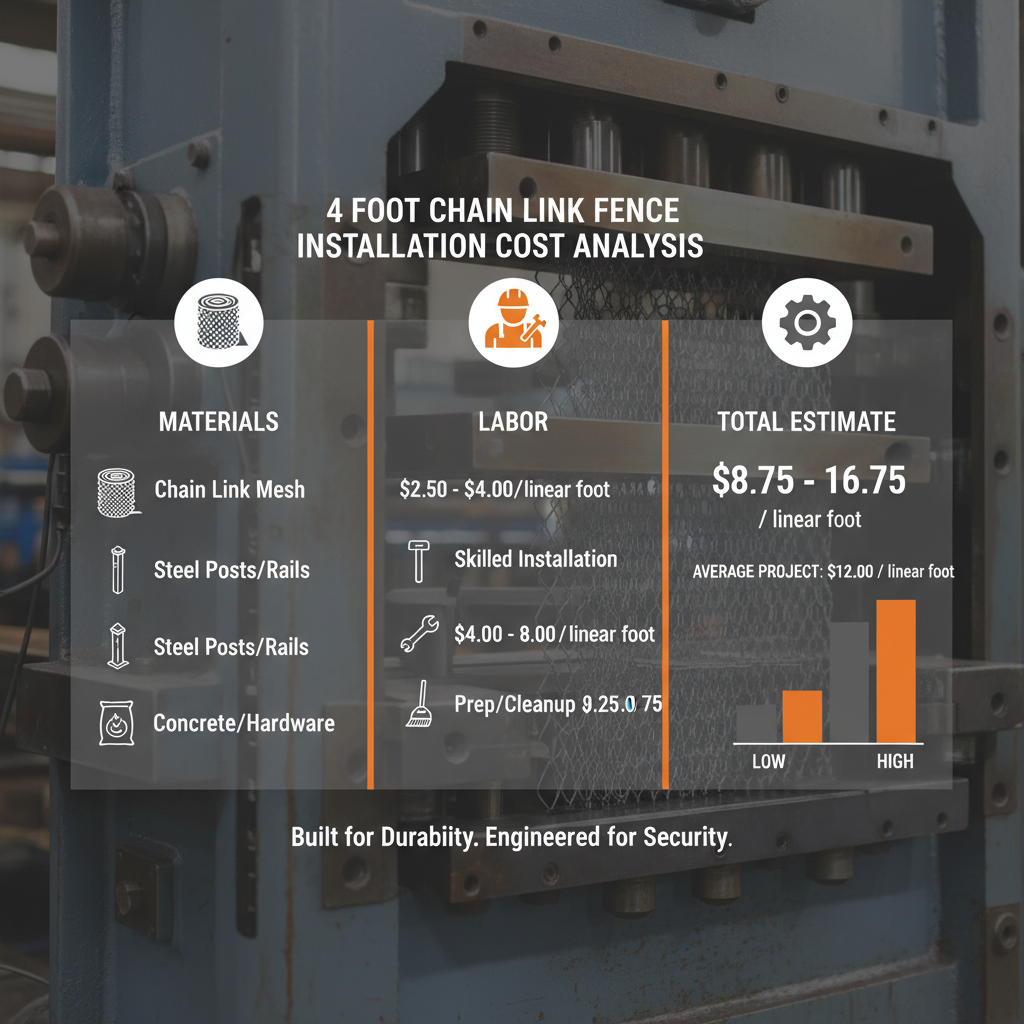 Comprehensive Guide to 4 Foot Chain Link Fence Installation Cost and Factors
