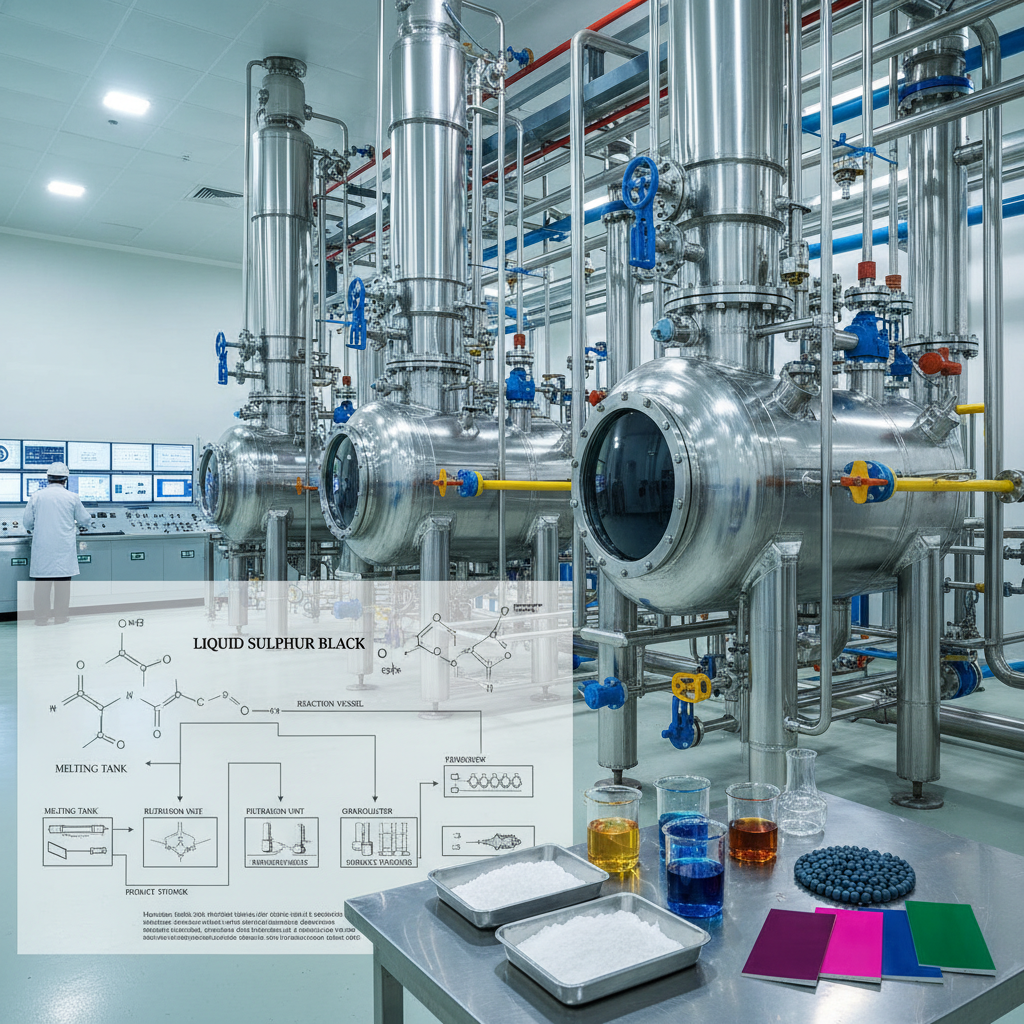 liquid sulphur black