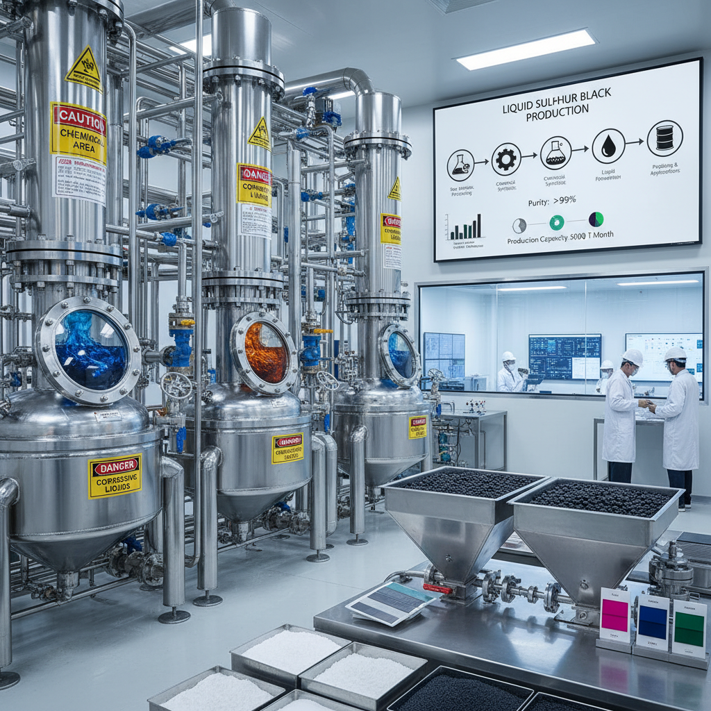 liquid sulphur black