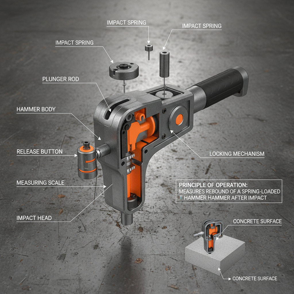 concrete rebound test hammer