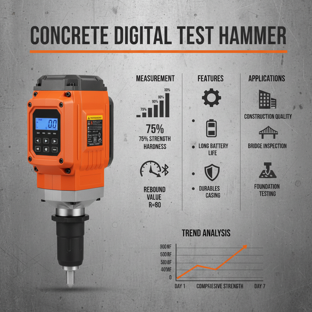 Concrete Digital Test Hammer