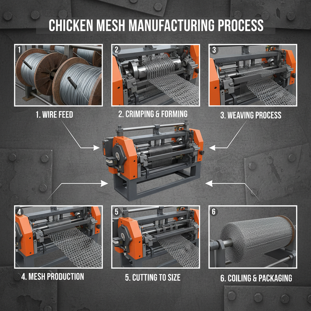 chicken mesh making machine