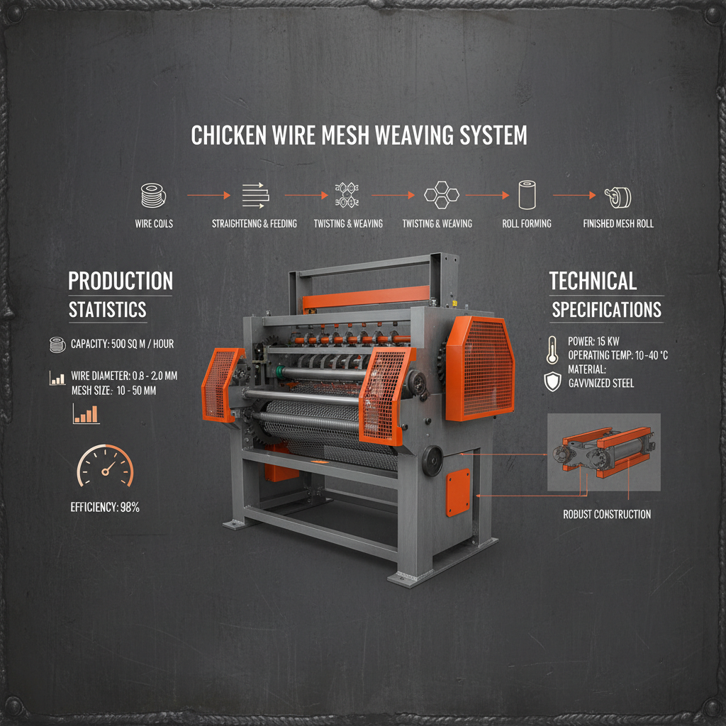 chicken wire mesh machine