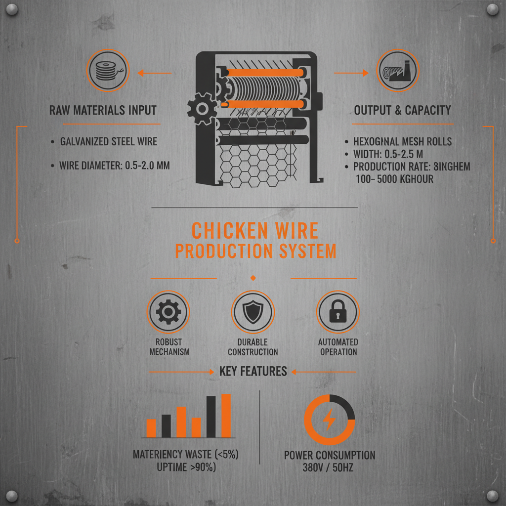 chicken wire machine