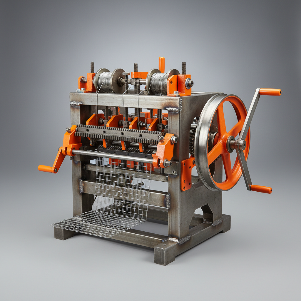 manual wire mesh making machine