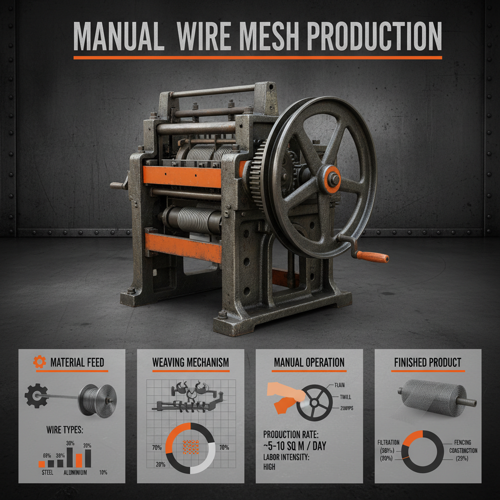 manual wire mesh making machine