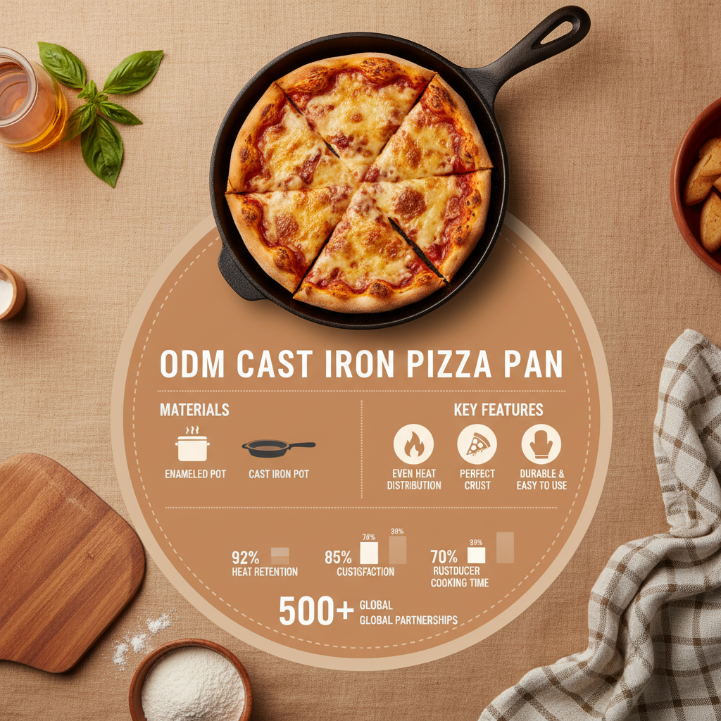 ODM cast iron pizza pan