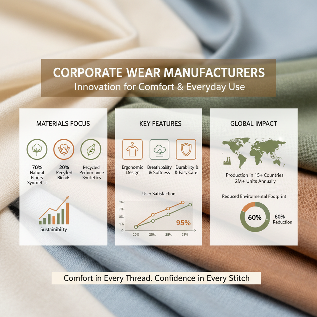 Choosing the Right Corporate Wear Manufacturers for Brand Enhancement