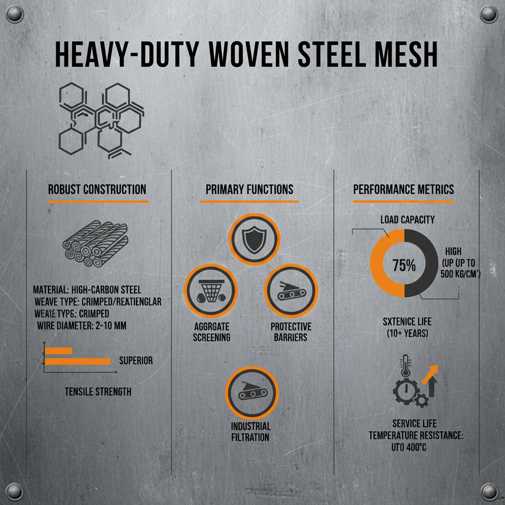 Exploring the Strength and Versatility of Heavy Duty Woven Steel Mesh