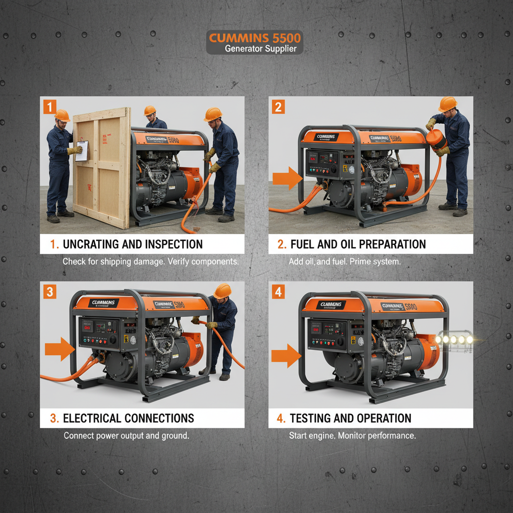 cummins 5500 generator Supplier