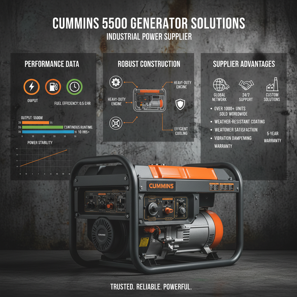 cummins 5500 generator Supplier