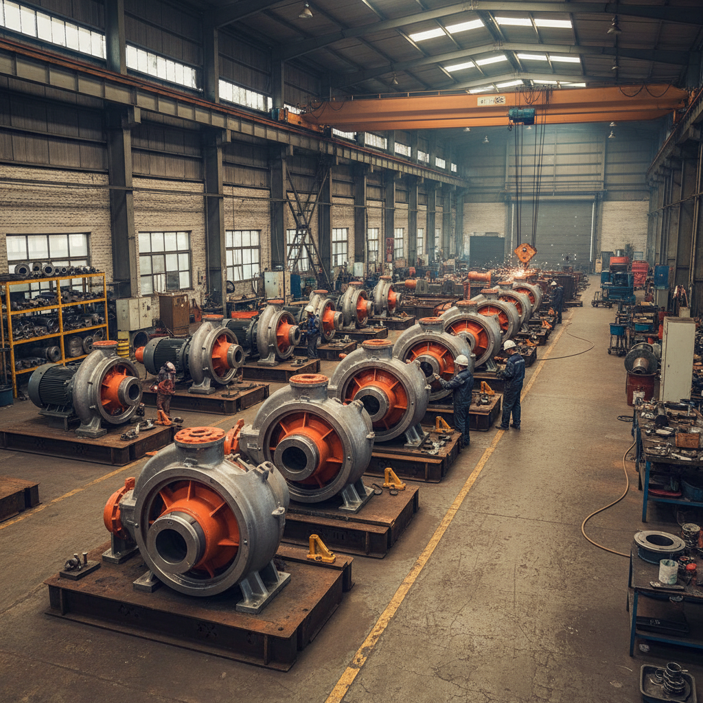 slurry pumps factory