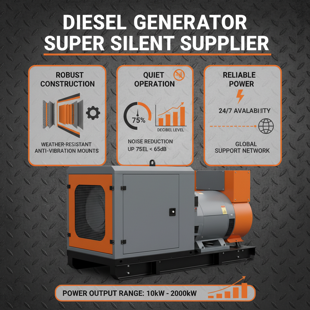 diesel generator super silent Supplier
