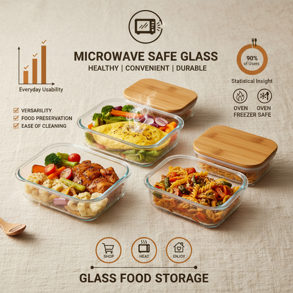 glass food storage containers microwave safe