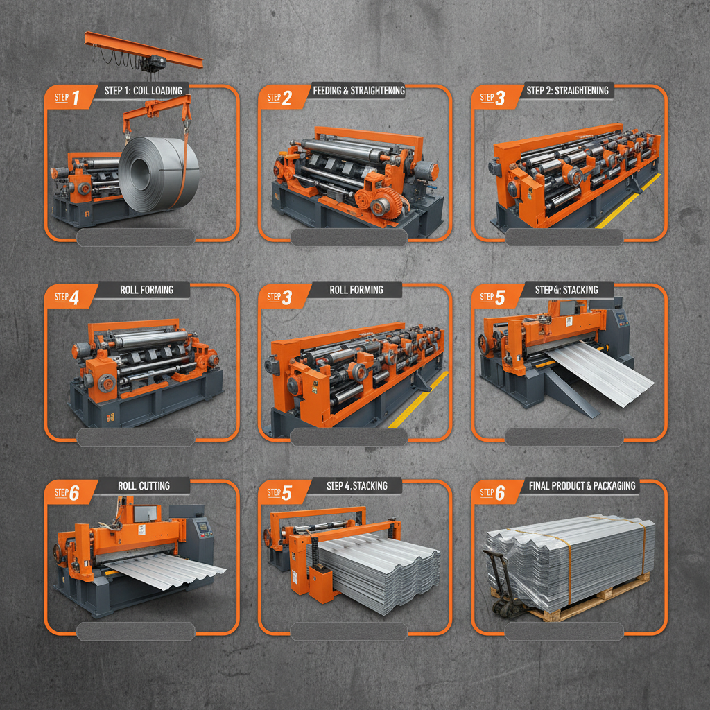 roofing sheet making machine