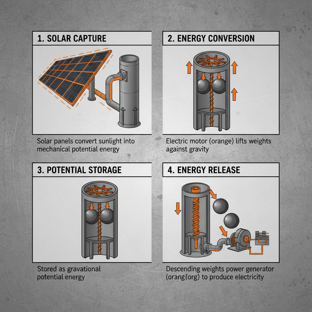 Exploring Mechanical Storage of Solar Energy for a Sustainable Future