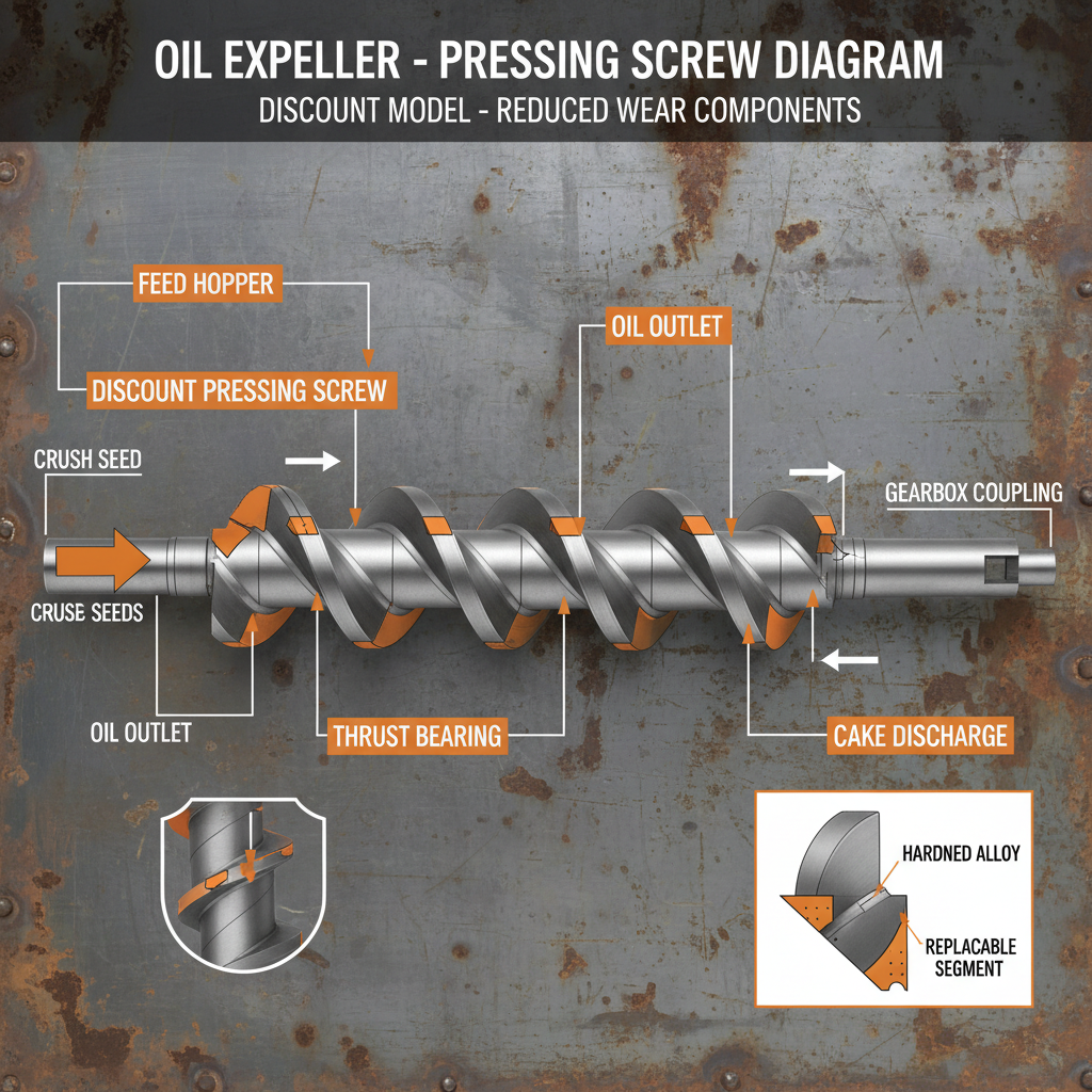 Find a Discount Pressing Screw of Oil Expeller for Efficient Oil Extraction