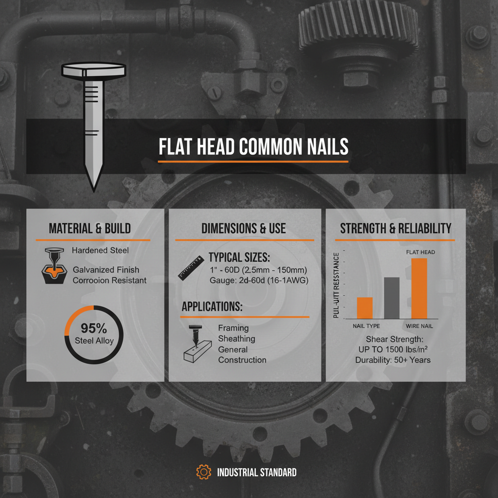 Comprehensive Guide to Flat Head Common Nails for Construction Projects