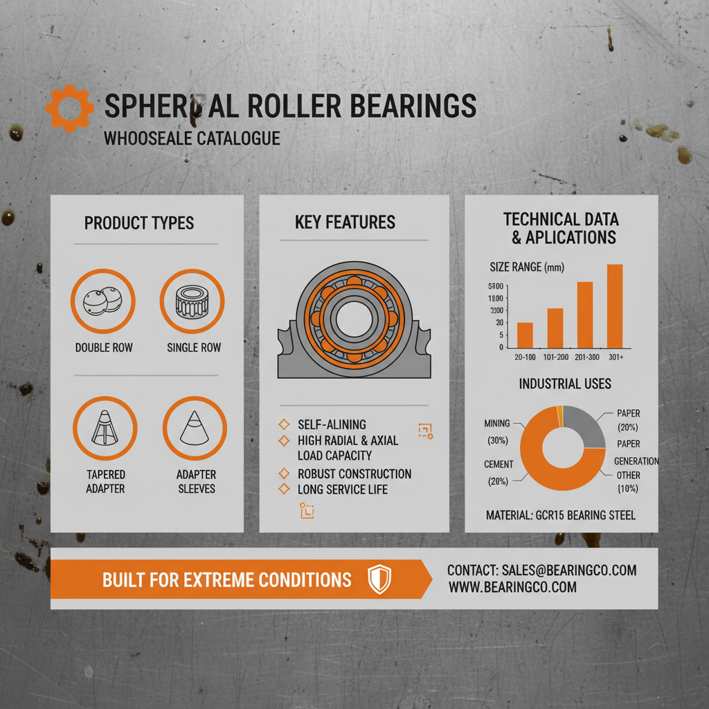 Comprehensive Wholesale Spherical Roller Bearing Catalogue from BTZ Bearing