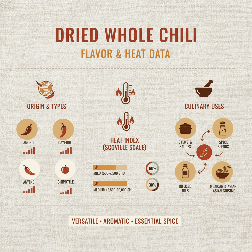 Exploring the World of Dried Whole Chili Peppers and Their Culinary Uses
