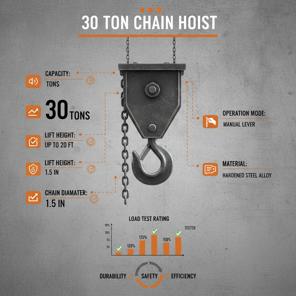 The Comprehensive Guide to 30 Ton Chain Hoist Applications and Safety