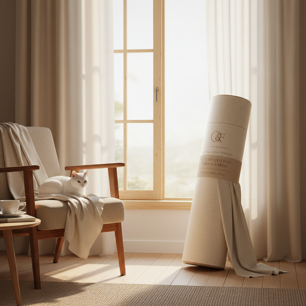 Discover Premium Cotton Curtain Fabric Online for Beautiful Homes