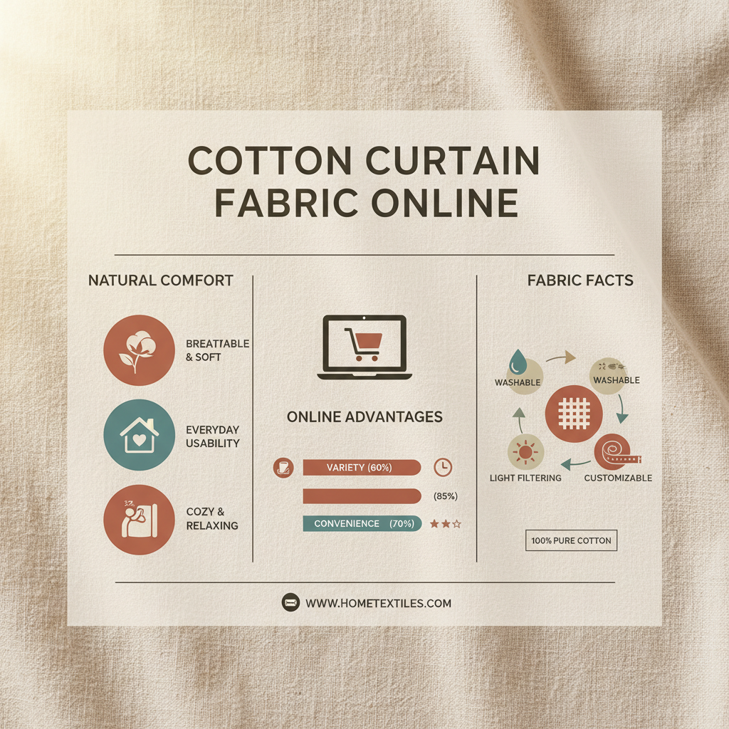 Discover Premium Cotton Curtain Fabric Online for Beautiful Homes