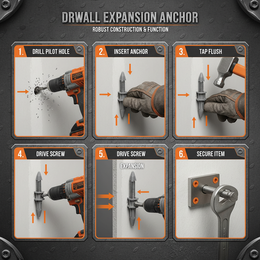 Comprehensive Guide to Using Expansion Screws for Drywall Applications