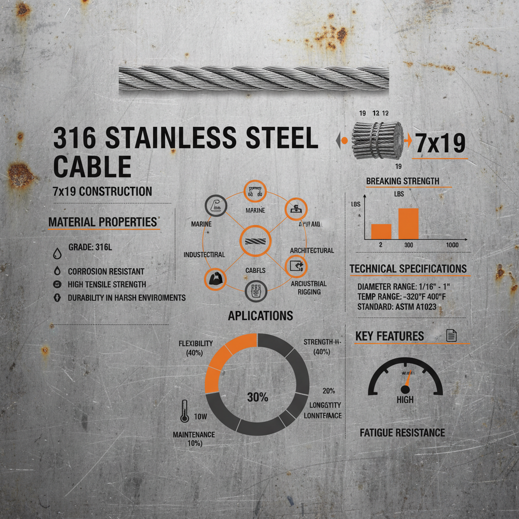 Comprehensive Guide to 3 16 7x19 Stainless Steel Cable Properties and Applications