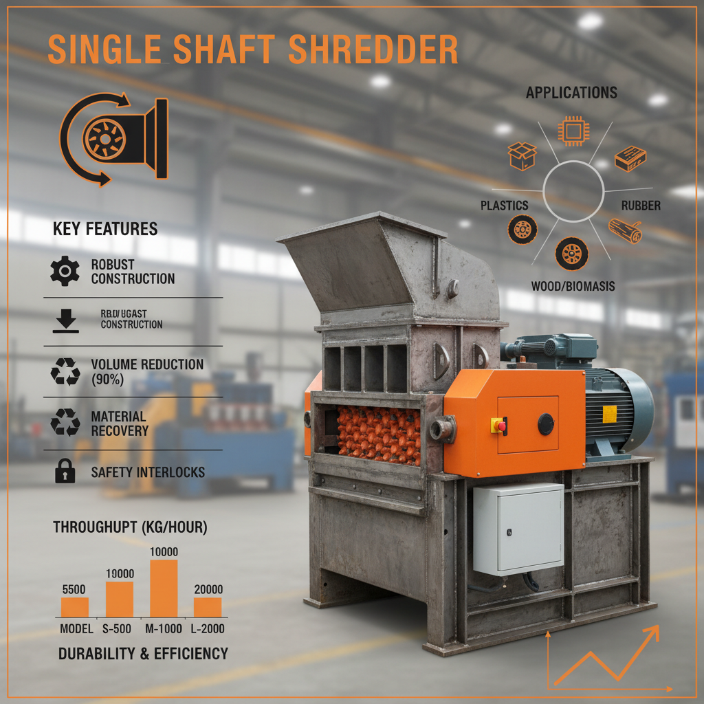 Comprehensive Guide to Single Shaft Shredders for Efficient Waste Reduction