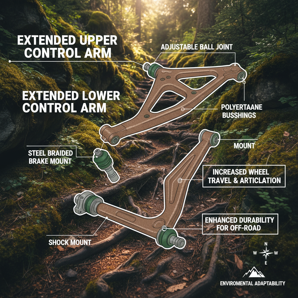 Maximize Vehicle Performance with Premium Extended Control Arms